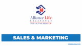 Alliance Life Assurance Ltd Hiring Sales & Marketing Manager