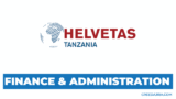 Finance and Administration Officer Vacancy at HELVETAS Tanzania