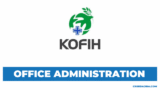KOFIH Tanzania Hiring Office Administrator